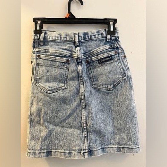 Vintage Cap Ferrat Denim Skirt - Picture 2 of 3